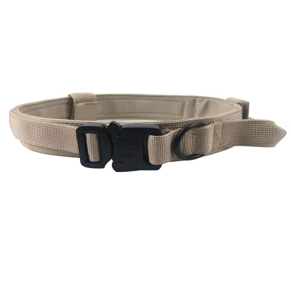 Tactical Dog Collar and Leash Set – Adjustable Military-Grade Nylon Gear for Dogs