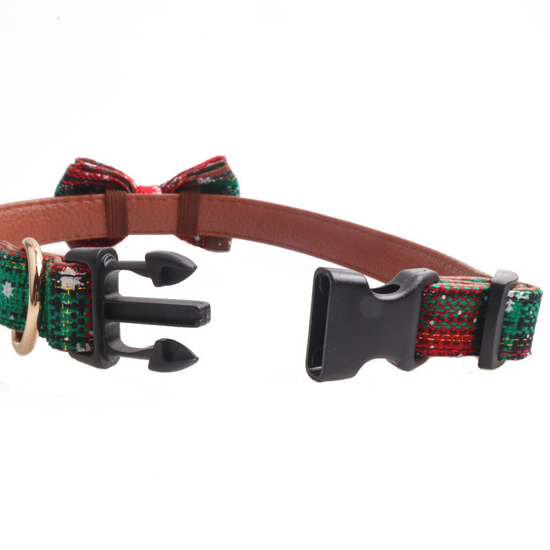 Aminger Christmas Pet Collar – Adjustable Dog & Cat Collar with Festive Design