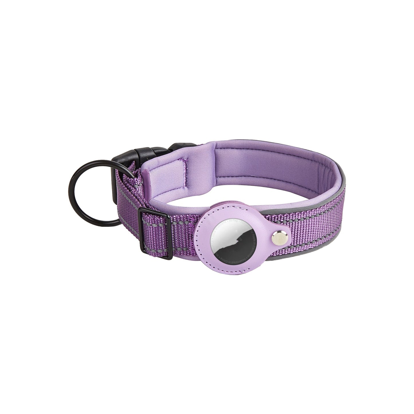 AirTag Pet Collar – Anti-Lost Nylon Dog & Cat Collar with AirTag Holder