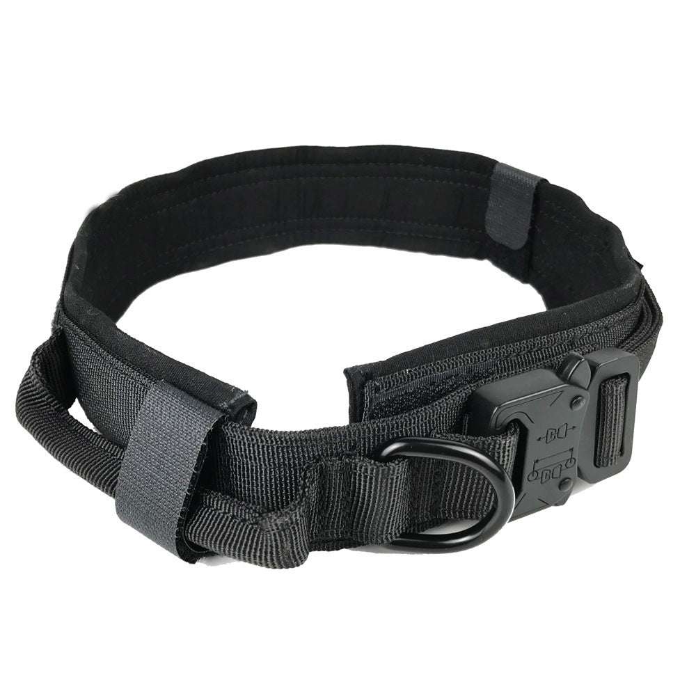 Heavy-Duty Tactical Dog Collar – Adjustable 1000D Nylon Collar with Quick Release Buckle