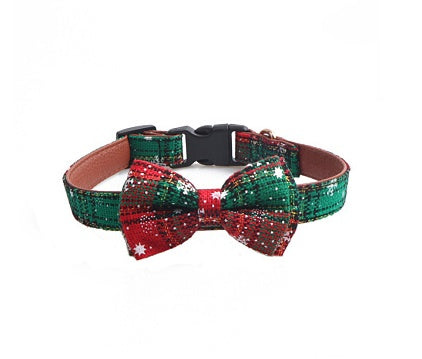 Aminger Christmas Pet Collar – Adjustable Dog & Cat Collar with Festive Design
