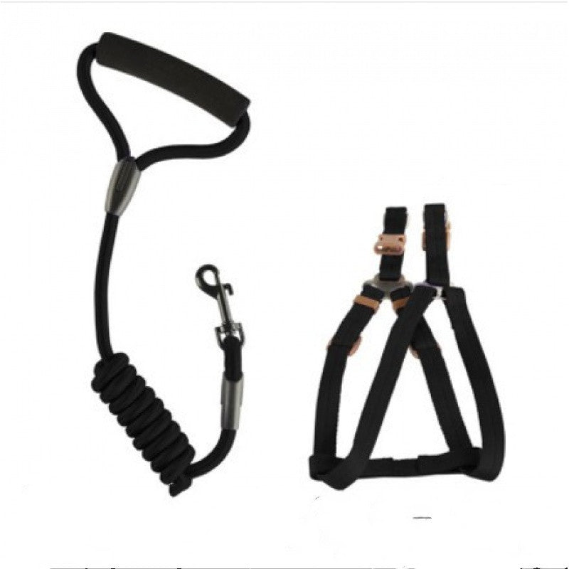 Dog Chain Leash with Chest Strap – Heavy Duty Chain for Dogs
