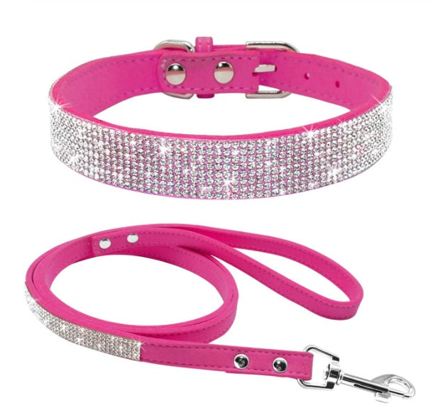 Hot Dog Collar – Shiny Diamond Style for All Seasons (XS–M)