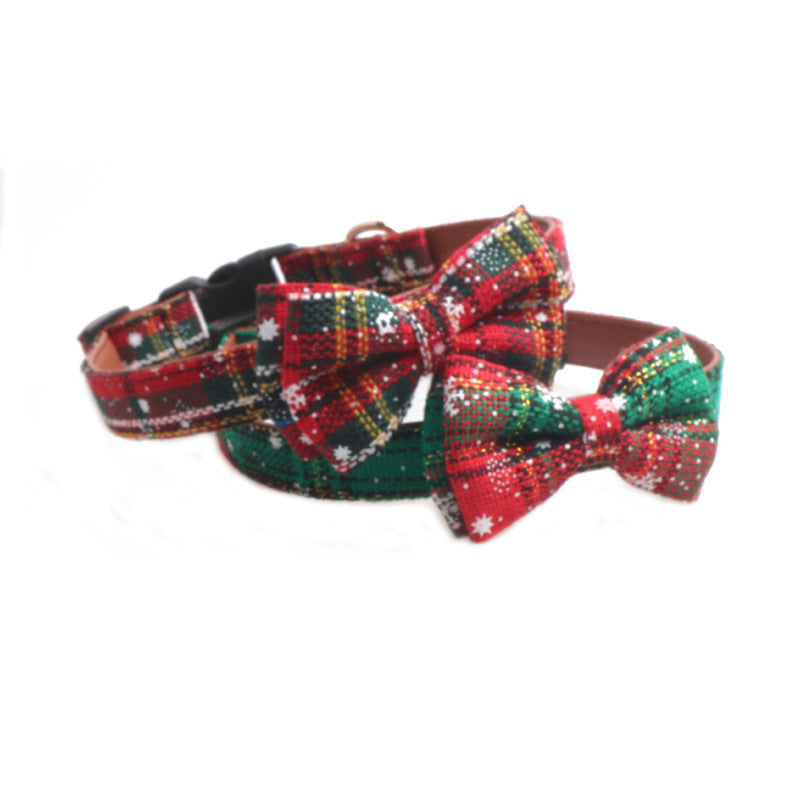 Aminger Christmas Pet Collar – Adjustable Dog & Cat Collar with Festive Design