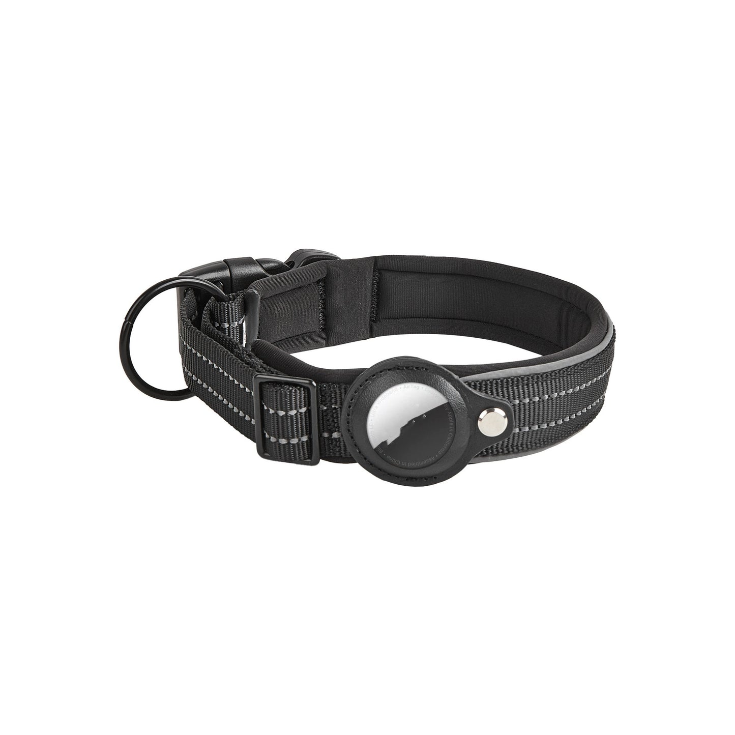 AirTag Pet Collar – Anti-Lost Nylon Dog & Cat Collar with AirTag Holder