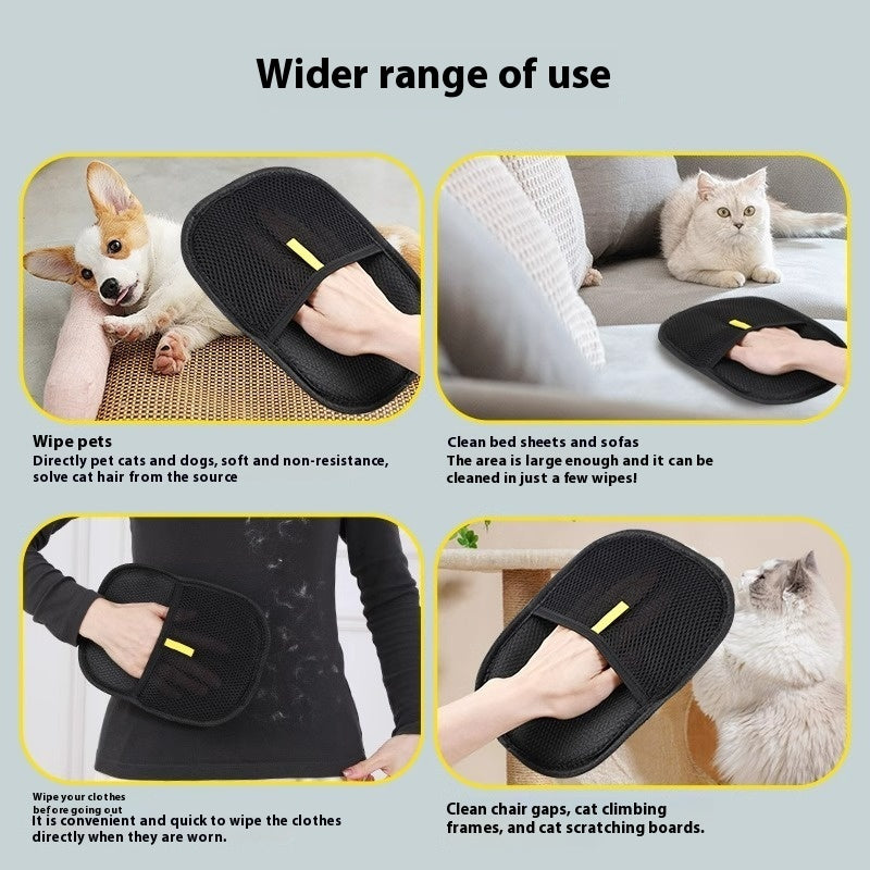 Pet Hair Remover Glove – Gentle Grooming & Deshedding Mitt for Cats & Dogs | PetsDrift