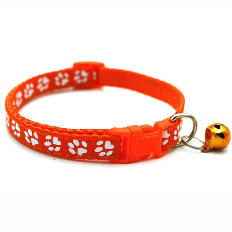 Bells Cat & Dog Collar – Adjustable Pet ID Recognition Collar with Pendant & Bells