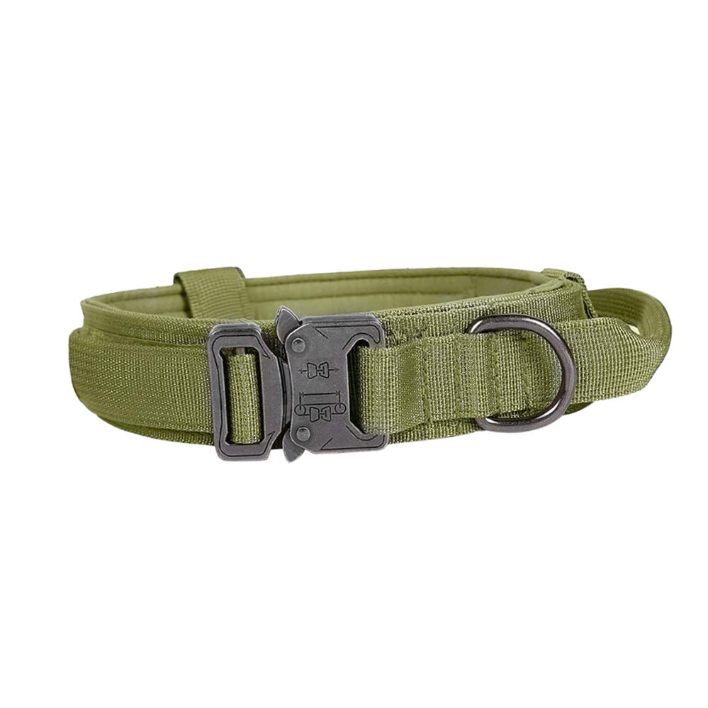 Tactical Dog Collar and Leash Set – Adjustable Military-Grade Nylon Gear for Dogs