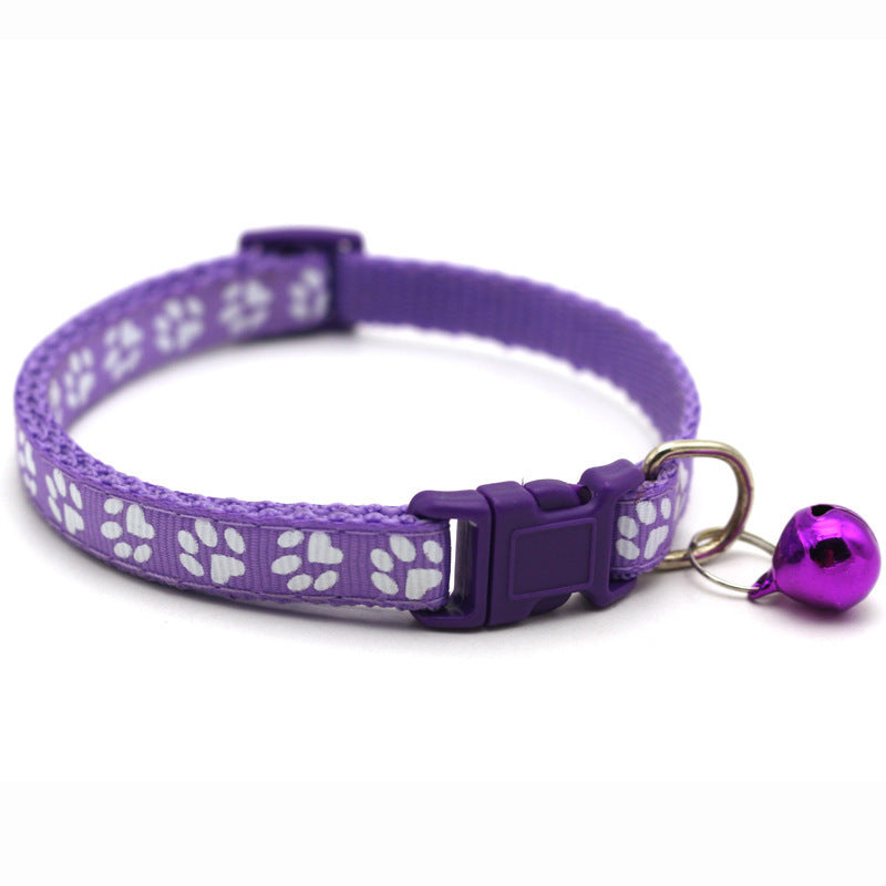 Bells Cat & Dog Collar – Adjustable Pet ID Recognition Collar with Pendant & Bells
