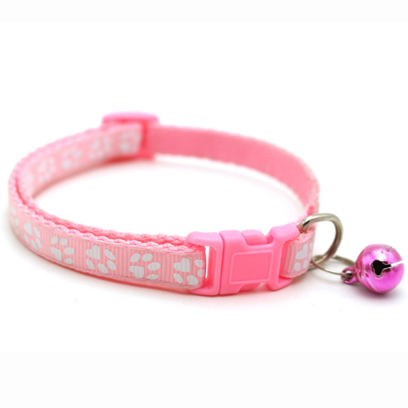 Bells Cat & Dog Collar – Adjustable Pet ID Recognition Collar with Pendant & Bells