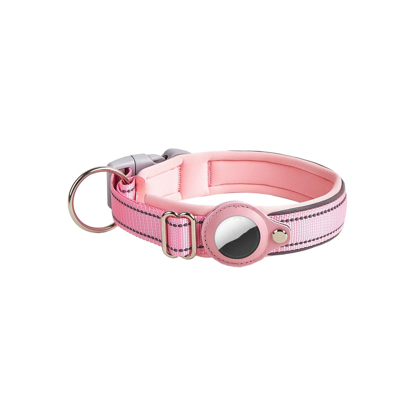 AirTag Pet Collar – Anti-Lost Nylon Dog & Cat Collar with AirTag Holder
