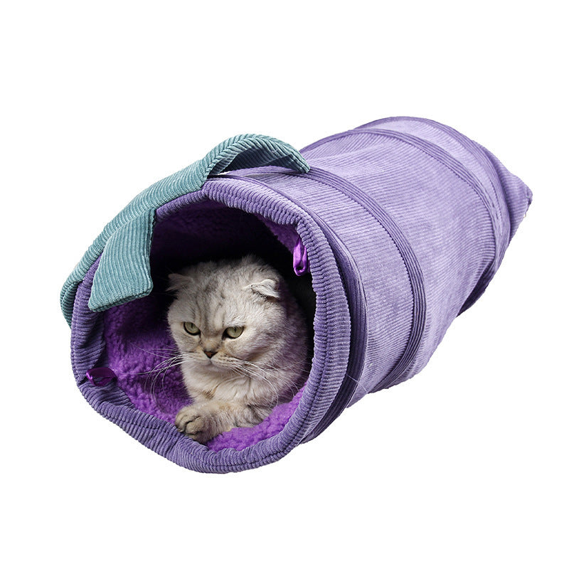 Creative Fruit Cat Tunnel Toy – Funny Pet Tunnel for Cats, Puppies, Ferrets & Rabbits | PetsDrift