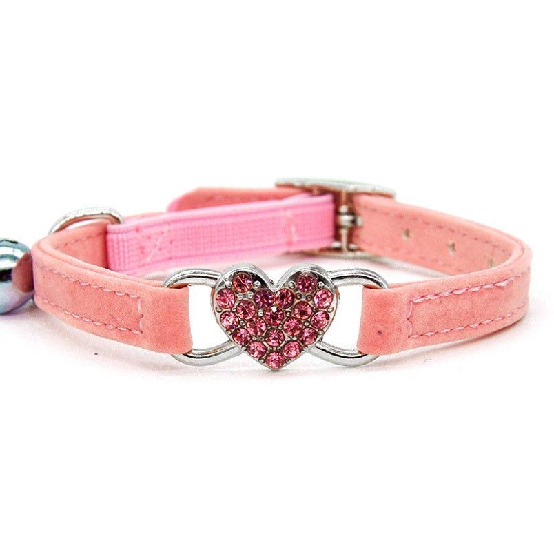 Cat Collar Love – Adjustable Cute Collar for Cats (Sky Blue, Pink, Red, Black)