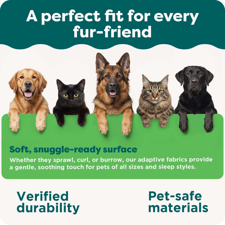 FurHaven Dog & Cat Bed – Extra Small Bolster Crate Pad with Soft Supportive Base, Machine Washable