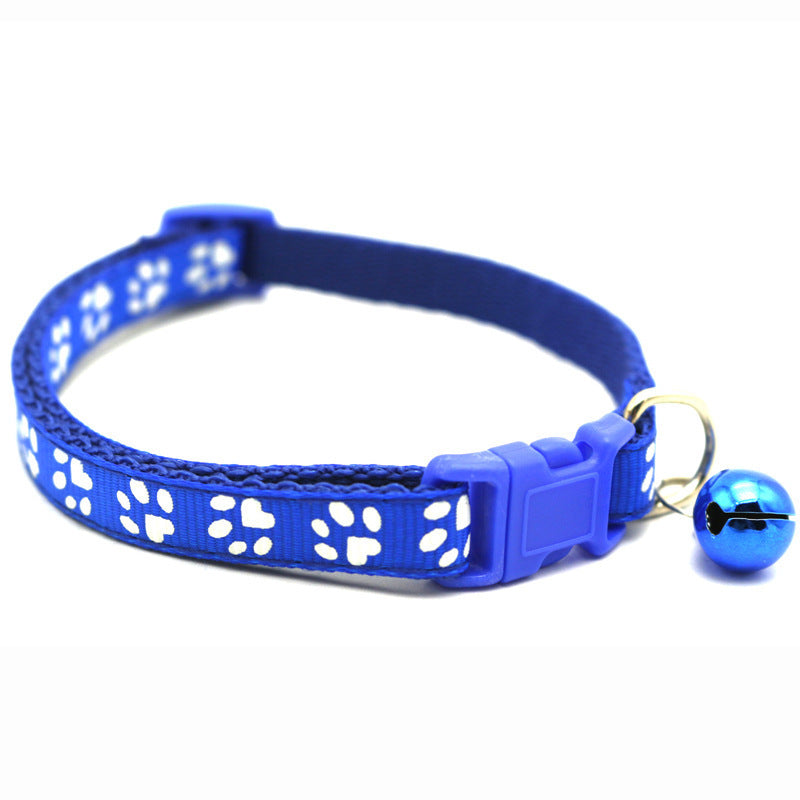 Bells Cat & Dog Collar – Adjustable Pet ID Recognition Collar with Pendant & Bells
