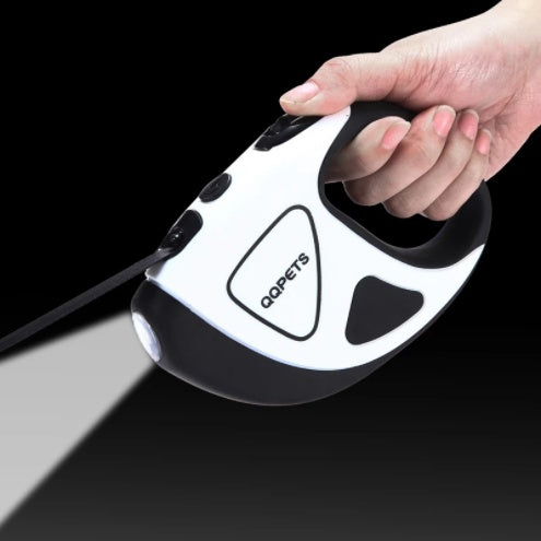 LED Retractable Dog Leash – Night Safety Fiber Leash for Dogs & Puppies