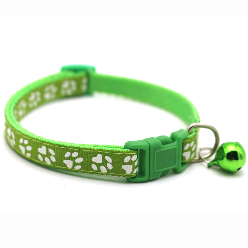 Bells Cat & Dog Collar – Adjustable Pet ID Recognition Collar with Pendant & Bells