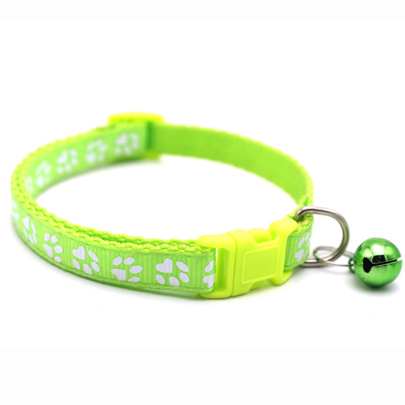 Bells Cat & Dog Collar – Adjustable Pet ID Recognition Collar with Pendant & Bells