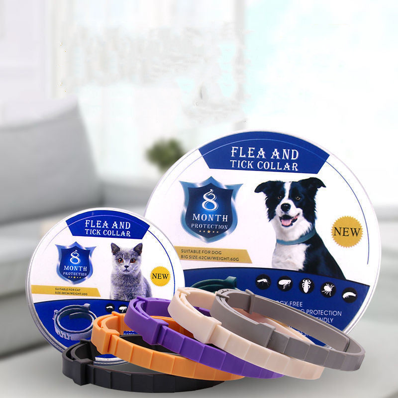 Dog & Cat Flea Collar – Mosquito Repellent, Adjustable & Safe Pet Protection