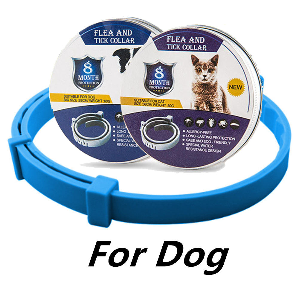 Dog & Cat Flea Collar – Mosquito Repellent, Adjustable & Safe Pet Protection