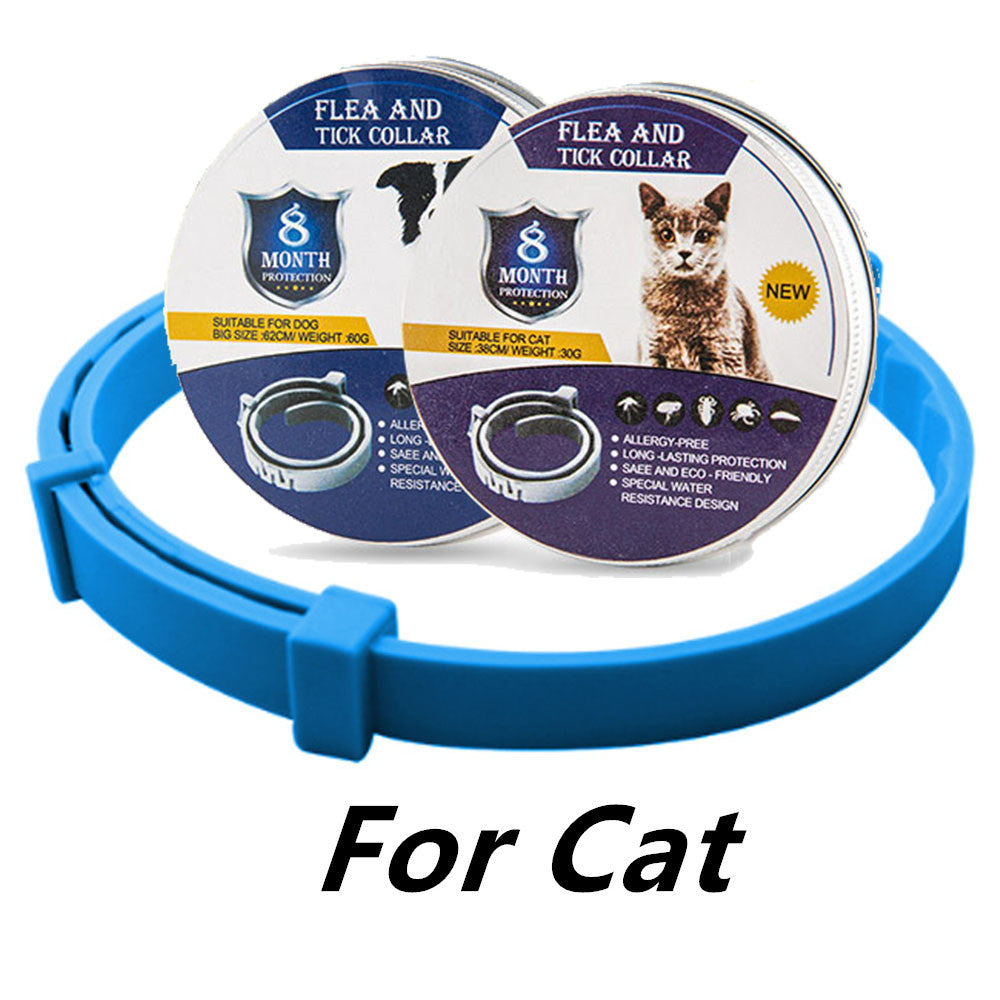 Dog & Cat Flea Collar – Mosquito Repellent, Adjustable & Safe Pet Protection for cat