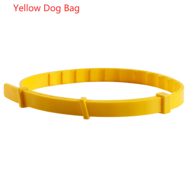 Dog & Cat Flea Collar – Mosquito Repellent, Adjustable & Safe Pet Protection yellow for dogs