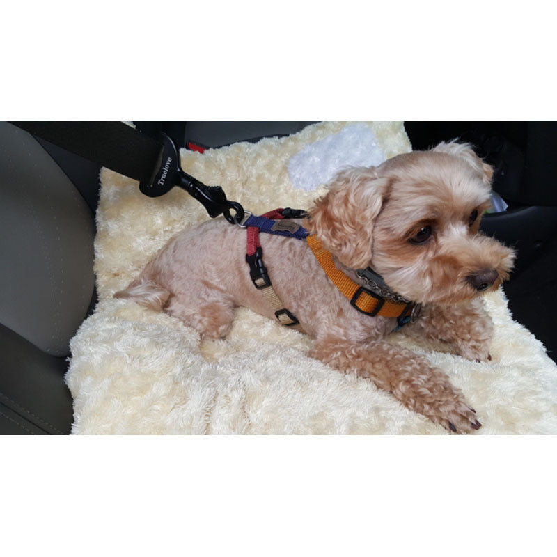 Dog Seat Belt for Cars – Adjustable, Safe & Comfortable Travel Harness