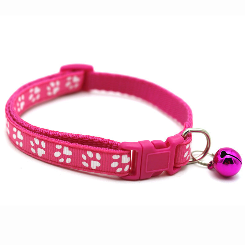 Bells Cat & Dog Collar – Adjustable Pet ID Recognition Collar with Pendant & Bells