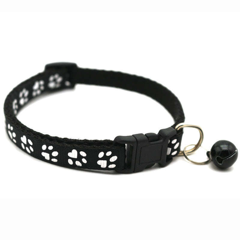 Bells Cat & Dog Collar – Adjustable Pet ID Recognition Collar with Pendant & Bells