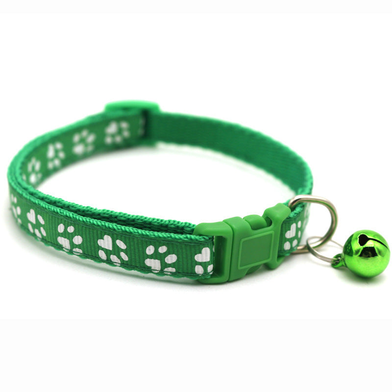 Bells Cat & Dog Collar – Adjustable Pet ID Recognition Collar with Pendant & Bells