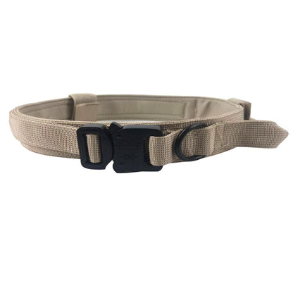Tactical Dog Collar and Leash Set – Adjustable Military-Grade Nylon Gear for Dogs