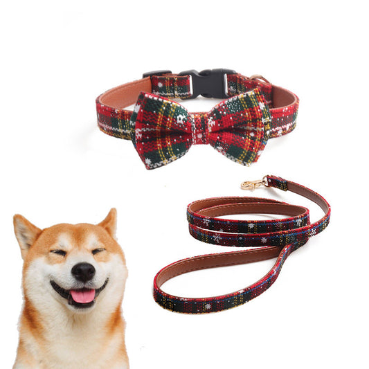 Aminger Christmas Pet Collar – Adjustable Dog & Cat Collar with Festive Design