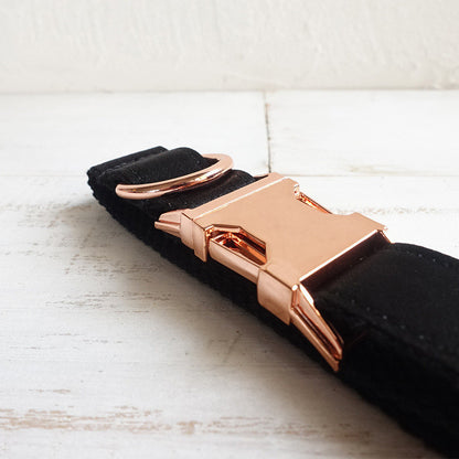 Black Dog Collar – Durable Adjustable Collar for Dogs and Puppies