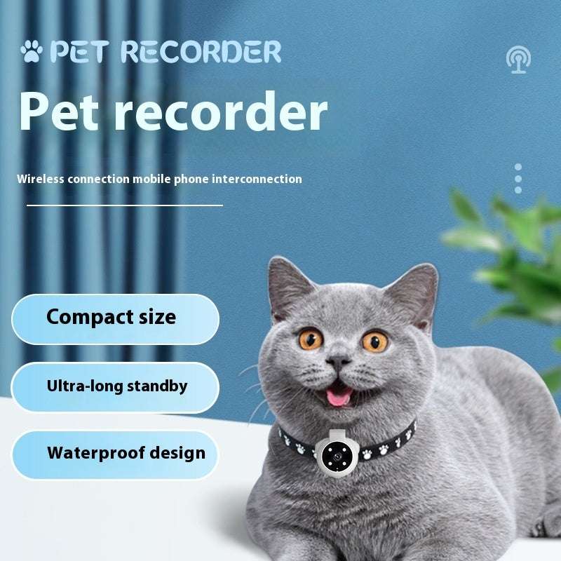 Cat Camera Collar – Motion Recording Pet Collar Camera for Cats & Dogs