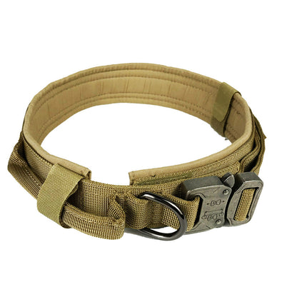 Heavy-Duty Tactical Dog Collar – Adjustable 1000D Nylon Collar with Quick Release Buckle