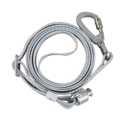 smart dog leash with zinc alloy hardware and wireless tracking