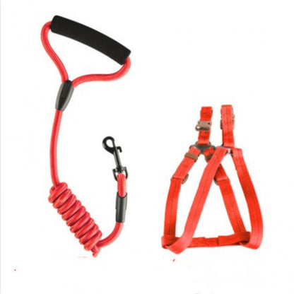 Dog Chain Leash with Chest Strap – Heavy Duty Chain for Dogs