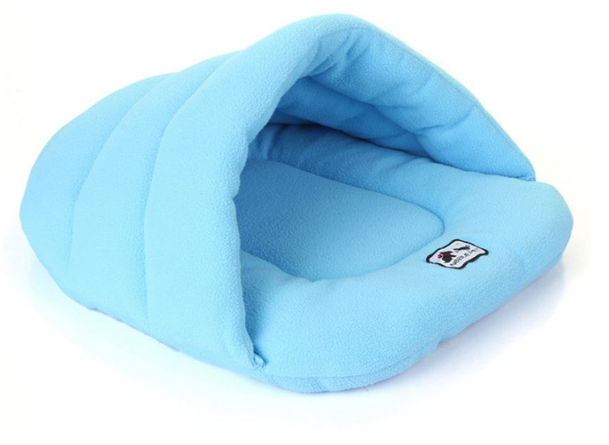 Dog Cave Bed – Cozy Pet Sleeping Bag for Cats & Small Dogs | PetsDrift
