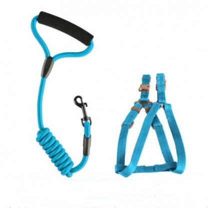 Dog Chain Leash with Chest Strap – Heavy Duty Chain for Dogs