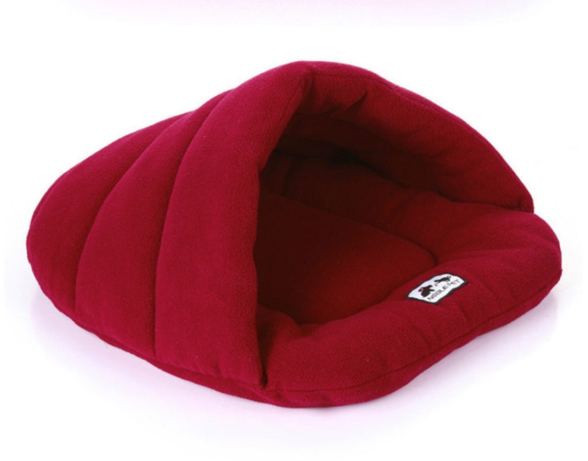 Dog Cave Bed – Cozy Pet Sleeping Bag for Cats & Small Dogs | PetsDrift