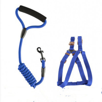 Dog Chain Leash with Chest Strap – Heavy Duty Chain for Dogs