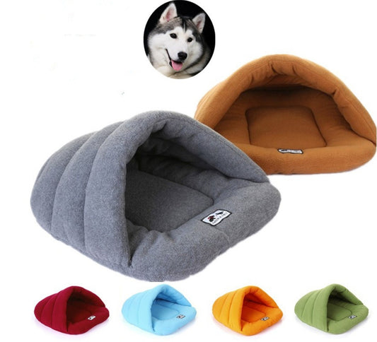 Dog Cave Bed – Cozy Pet Sleeping Bag for Cats & Small Dogs | PetsDrift