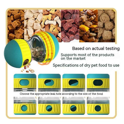 Interactive Food Dispensing Dog Toy – Slow Feeder Puzzle Ball for Mental Stimulation | PetsDrift