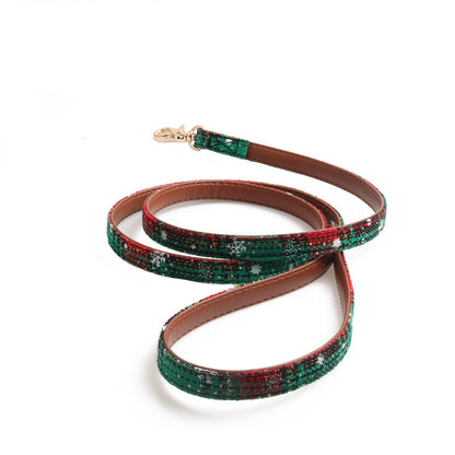 Aminger Christmas Pet Collar – Adjustable Dog & Cat Collar with Festive Design