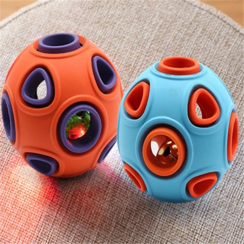 Funny Interactive LED light and Sound Chewing Ball Dog Pet Toy