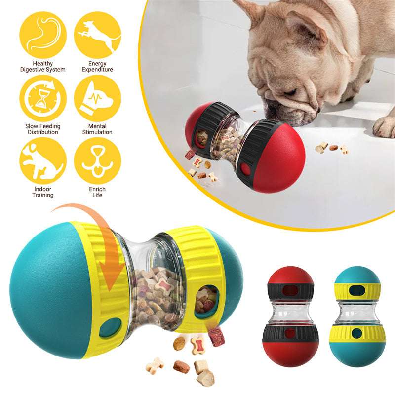 Interactive Food Dispensing Dog Toy – Slow Feeder Puzzle Ball for Mental Stimulation | PetsDrift