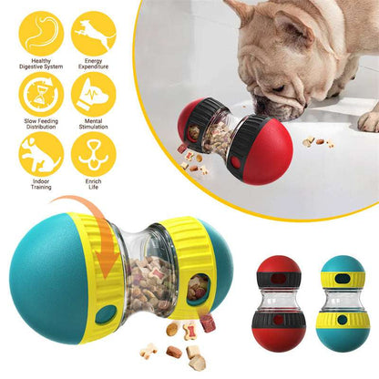 Interactive Food Dispensing Dog Toy – Slow Feeder Puzzle Ball for Mental Stimulation | PetsDrift