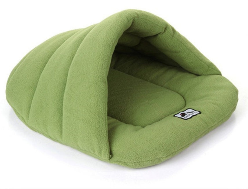 Dog Cave Bed – Cozy Pet Sleeping Bag for Cats & Small Dogs | PetsDrift