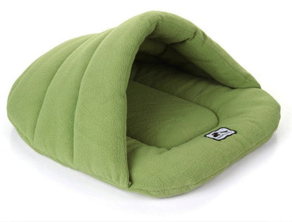 Dog Cave Bed – Cozy Pet Sleeping Bag for Cats & Small Dogs | PetsDrift