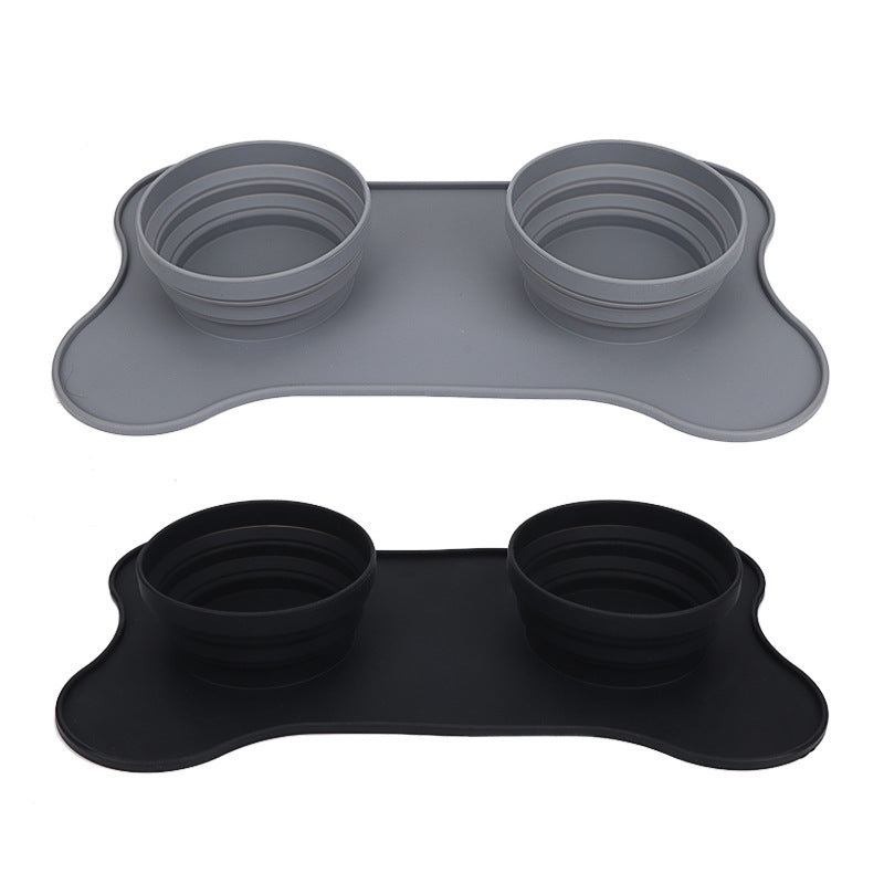 Silicone Pet Bowl – Foldable, Non-Slip, Food Grade Material, Travel Friendly | PetsDrift